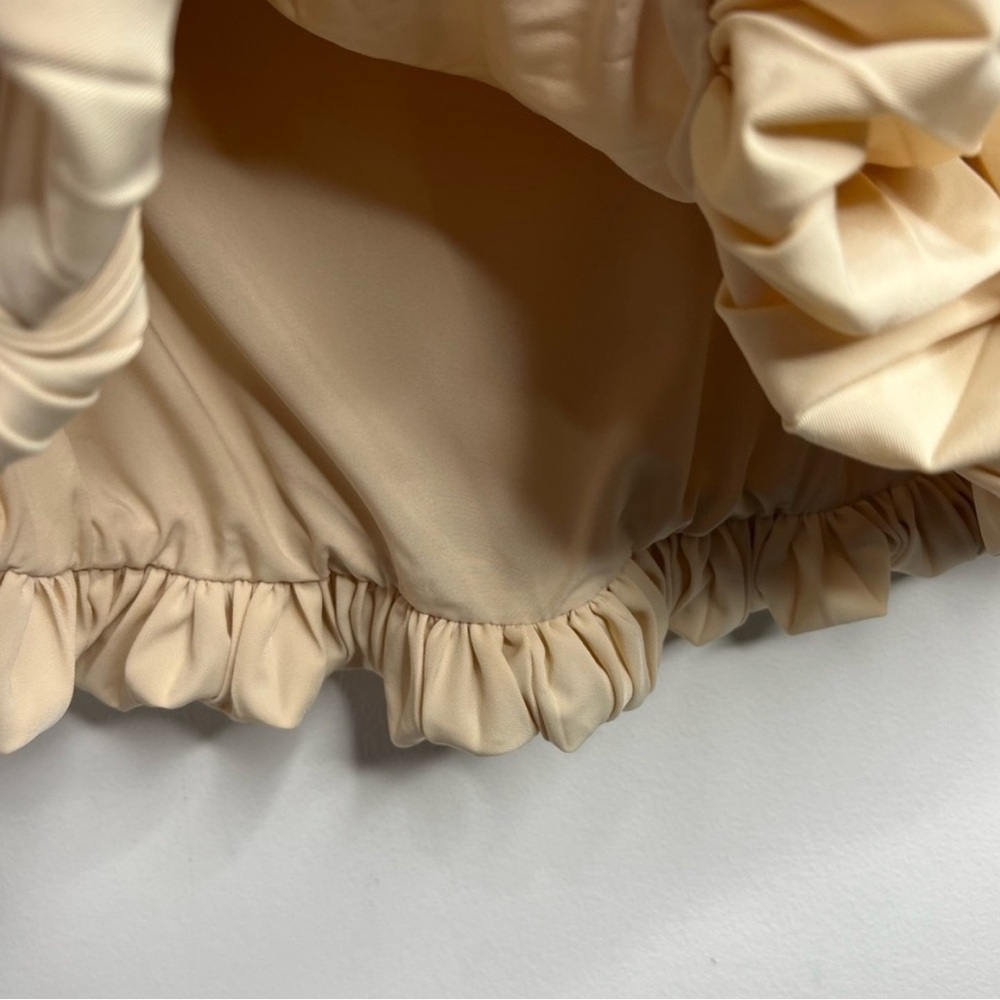 Mare Mare Anthropologie Pleated Blouse Bubble Hem - Picture 9 of 11